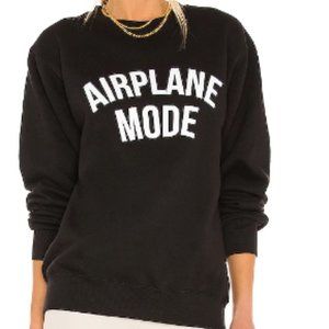 Departure - Airplane Mode Black Crewneck Sweatshirt